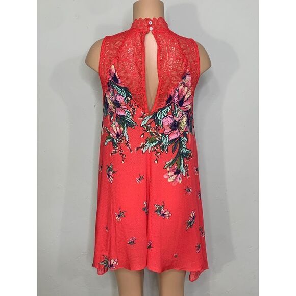 New. Free people red floral summer dress - Picture 7 of 9